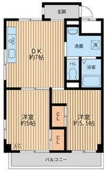 アビタシオンクレールの物件間取画像